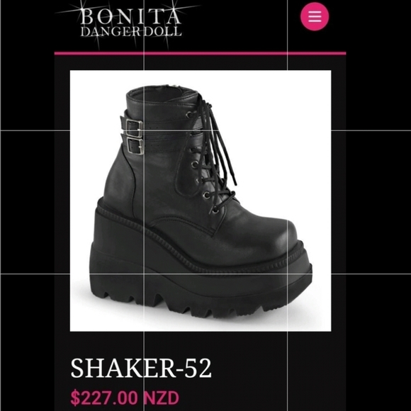 ♥︎NIB Demonia Platform Ankle Boots♥︎ - Picture 2 of 12